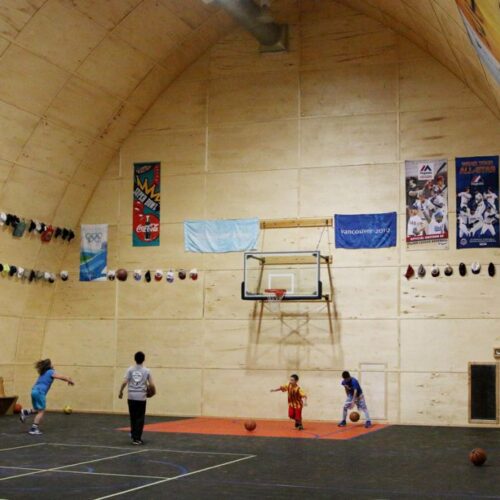 Children Playing In The Gym